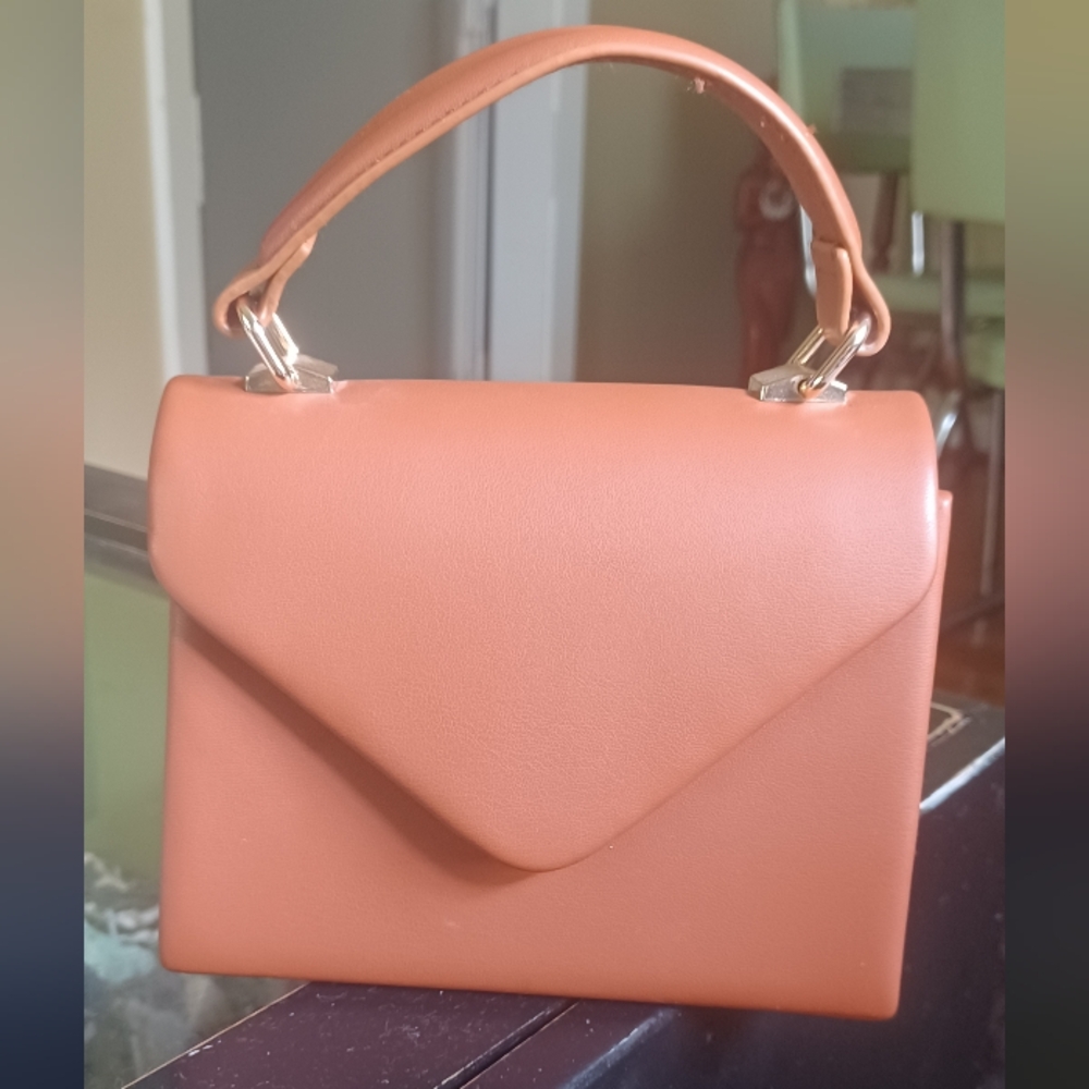 Bam Forever Tan Handbag Purse